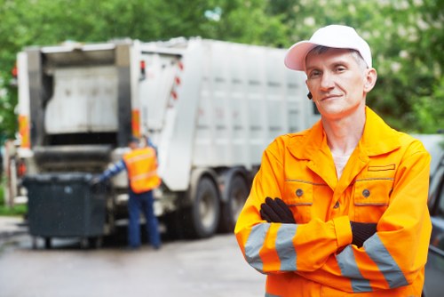 Professional team handling office clearance in Victoria